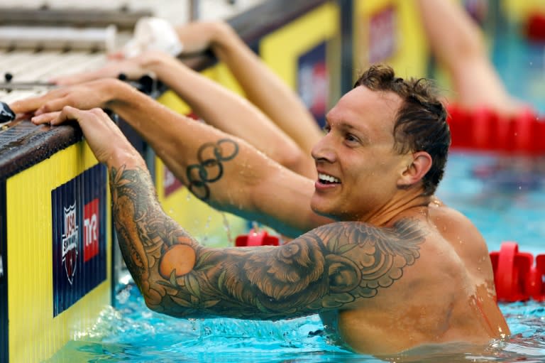 Seven-time Olympic gold medallist Caeleb Dressel will aim to secure a Paris Games berth at the US Olympic swimming trials (Sarah Stier)