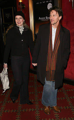 Andrew McCarthy and guest at the New York City premiere of Warner Bros. Pictures' August Rush