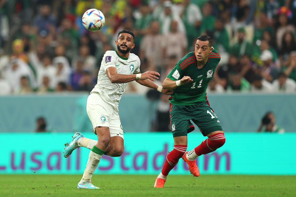 Rogelio Funes Mori, delantero naturalizado del Tricolor, fue duramente criticado rumbo a la Copa del Mundo de Catar 2022. (Foto: Patrick Smith / FIFA via Getty Images)