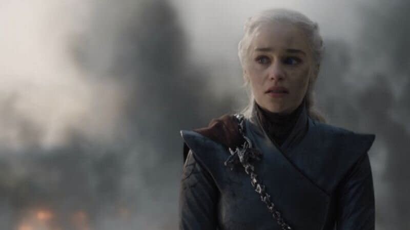 Emilia Clarke as Daenerys in Game of Thrones (Credit: HBO)