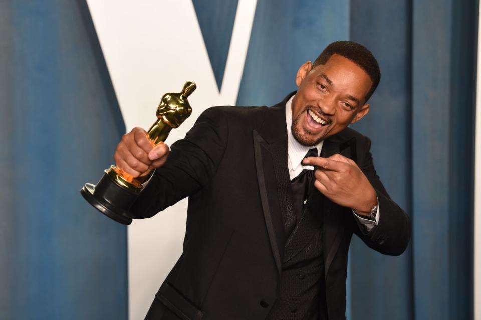 Will Smith attending the Vanity Fair Oscar Party (PA Archive)