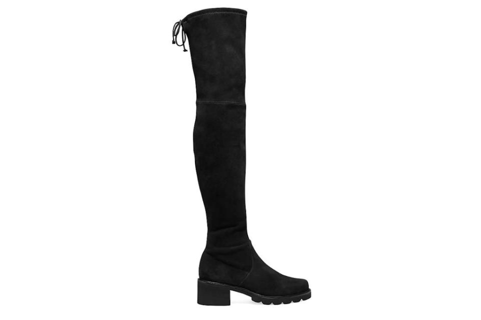 Stuart Weitzman, Flannery City Boot, Black Lug Boots