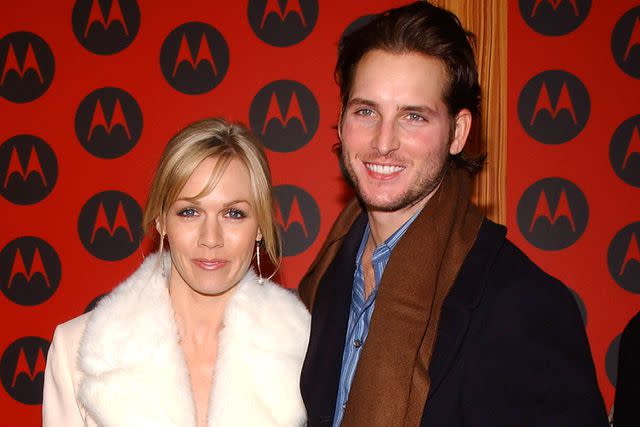 <p>Jean-Paul Aussenard/WireImage</p> Jennie Garth (left) and Peter Facinelli (right)