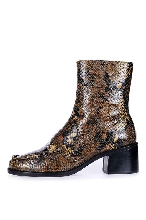 MATISSE Snake Loafer Boots