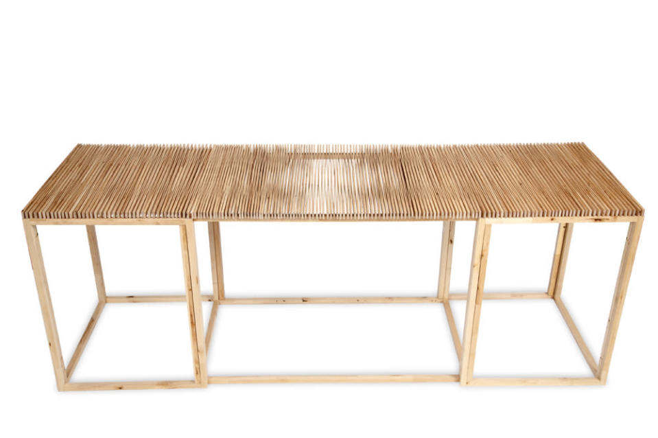 FAN Table and other designs by Mauricio Affonso table stretched