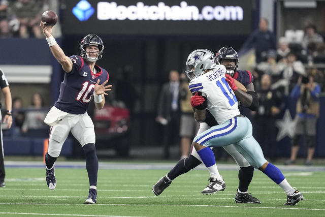 Cowboys score late to avoid major upset, beat Texans 27-23