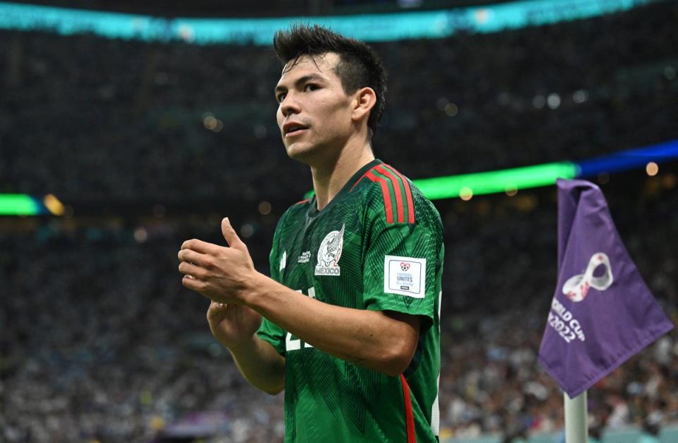 Hirving Lozano  showed flashes for Mexico but was subbed off late on (REUTERS)