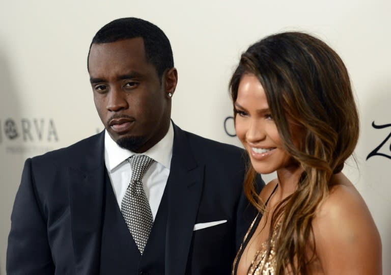 Sean Combs and singer Cassie Ventura -- who said the artist raped her in 2018 -- shown here attending the premiere of 'The Perfect Match' in Los Angeles in March 2016 (Chris Delmas)