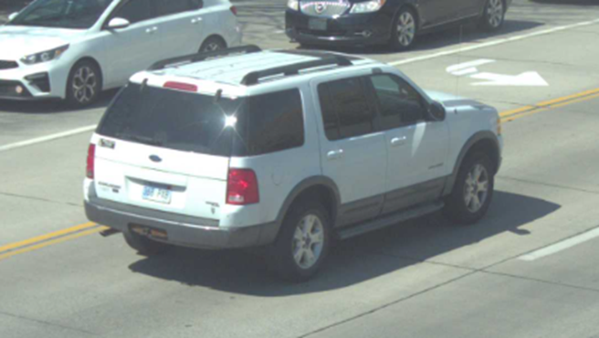 <em>Photo of Plenty’s vehicle. (Photo Courtesy/Lawrence Police Department)</em>