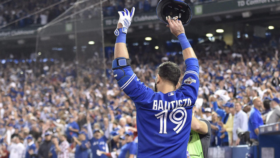 Jose Bautista authored some of the most historic moments in Blue Jays history. (THE CANADIAN PRESS/Nathan Denette)