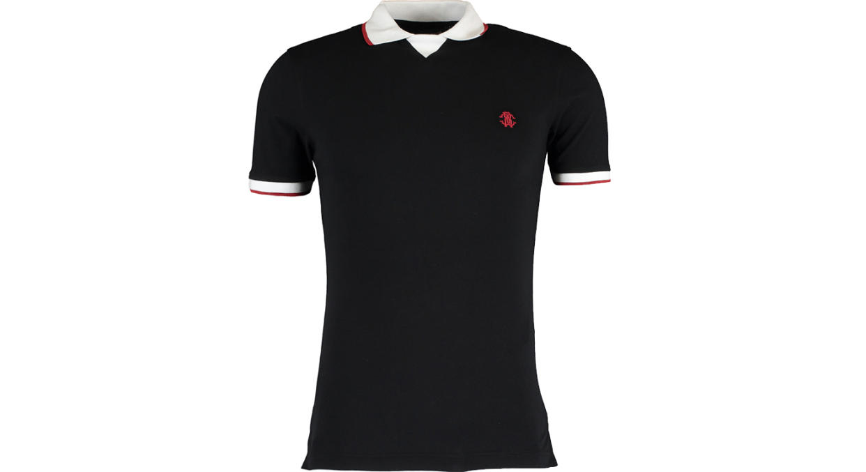 Black Short Sleeve Polo Shirt