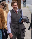 <p>Simon Pegg shoots scenes for <em>Nandor Fodor And The Talking Mongoose</em> in Leeds, England on May 12. </p>
