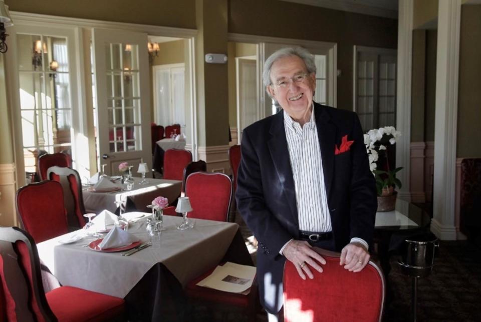 Memphis restaurateur George Falls founded Paulette's in 1974. He is seen here in the dining room of the restaurant's downtown location.