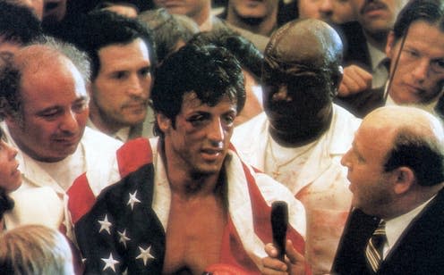   <span class="attribution"><a class="link " href="https://www.alamy.com/rocky-iv-1985-real-sylvester-stallone-sylvester-stallone-burt-young-collection-christophel-united-artists-mgm-image223580234.html?imageid=A4303EA2-FA8B-471C-B238-C1F112FC8CD9&p=342167&pn=1&searchId=15059457a600ae55ccad30fb9ac620fd&searchtype=0" rel="nofollow noopener" target="_blank" data-ylk="slk:Collection Christophel/Alamy;elm:context_link;itc:0;sec:content-canvas">Collection Christophel/Alamy</a></span>