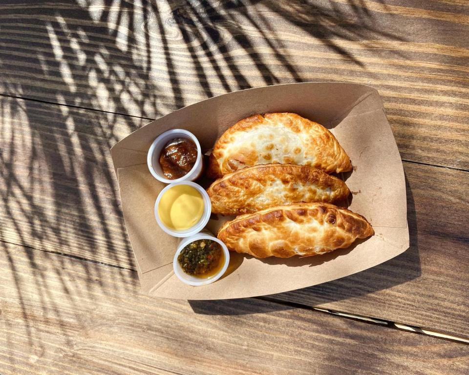 In Delray Beach, The Gringo empanada spot offers a large selection of funky hand pies.