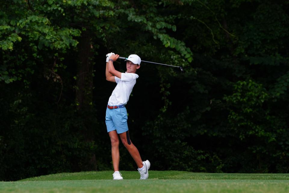 Miles Russell won four times in eight AJGA-sanctioned starts in 2023, including the Junior Players Championship.