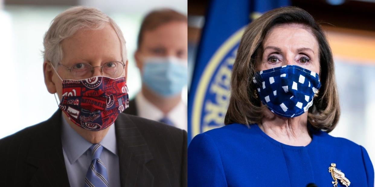 Nancy Pelosi and Mitch McConnell, Congress