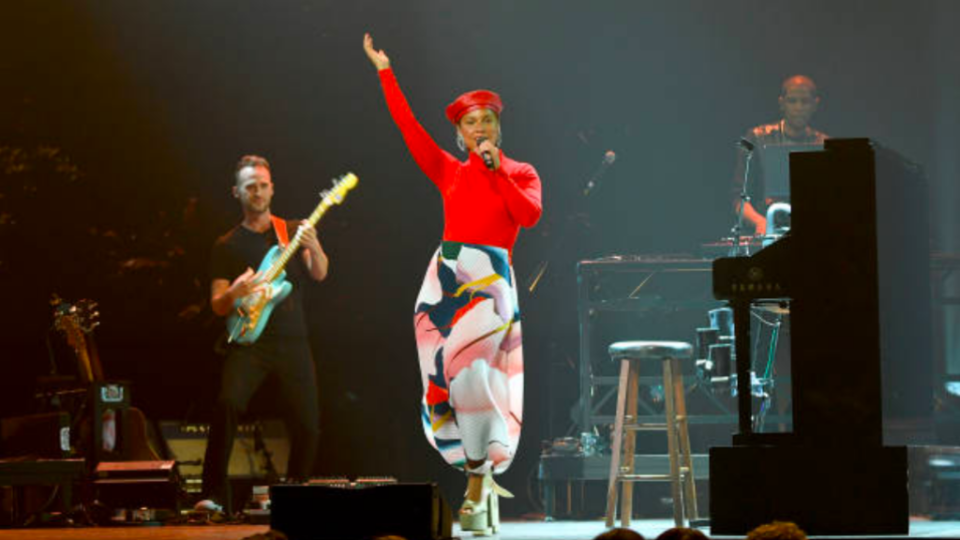 Alicia Keys en el Pearl Concert Theater. Foto: Palms Casino & Resort