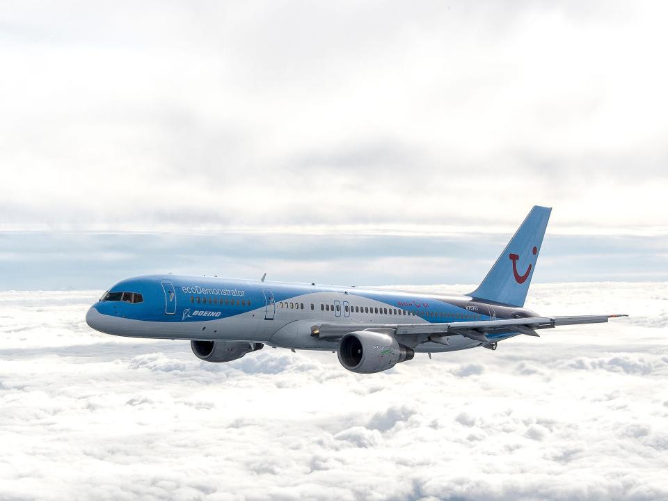 Boeing 757-200 ecoDemonstrator from the TUI Group