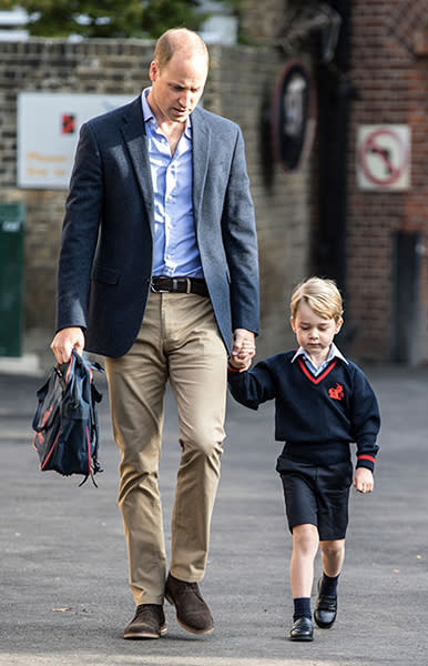 william-george-first-day-at-school