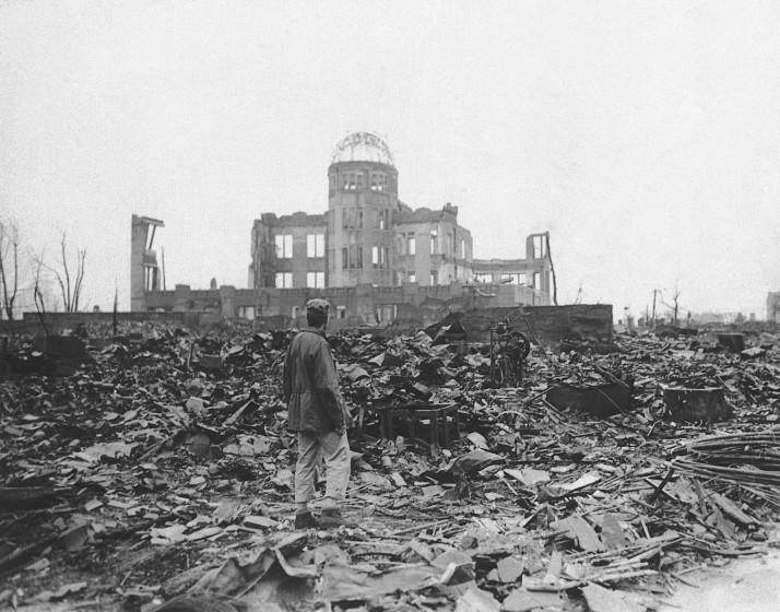 The ruins of Hiroshima, Japan, just weeks after the United States' atomic bombing during World War II. A leading Russian official has called for an investigation of the bombing, calling it a "crime against humanity."