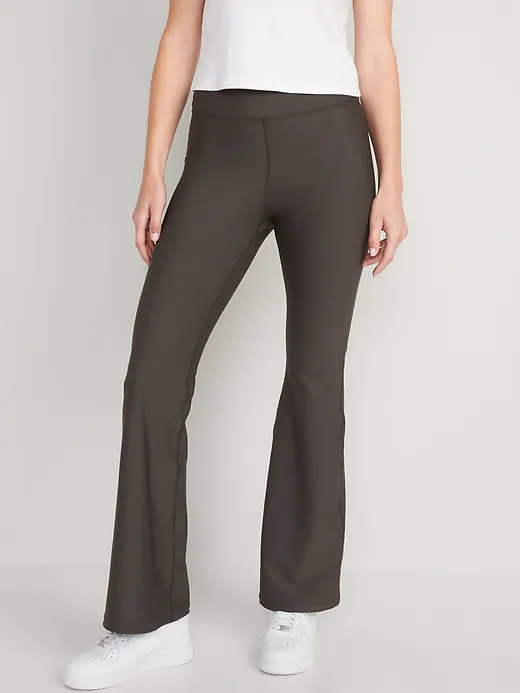 Extra High-Waisted PowerSoft Flare Pants. Image via Old Navy.