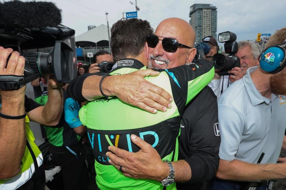 After capturing a surprising pole during a wacky, wet qualifying session Saturday on the streets of Toronto, Christian Lundgaard ran away with an equally surprising, yet dominant win Sunday in the Honda Indy Toronto.