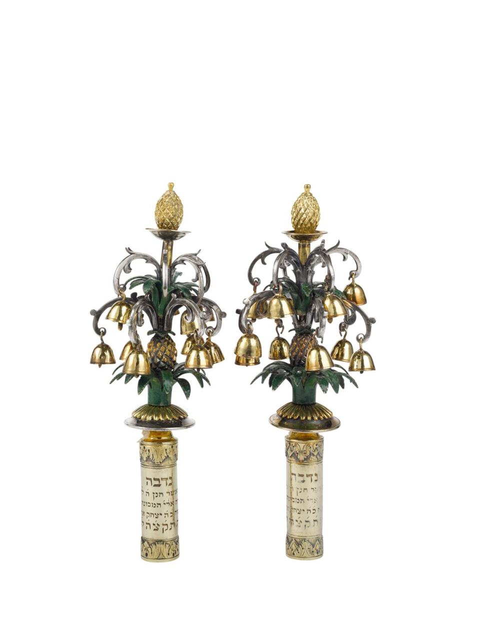 torah finials from the sassoon family collection