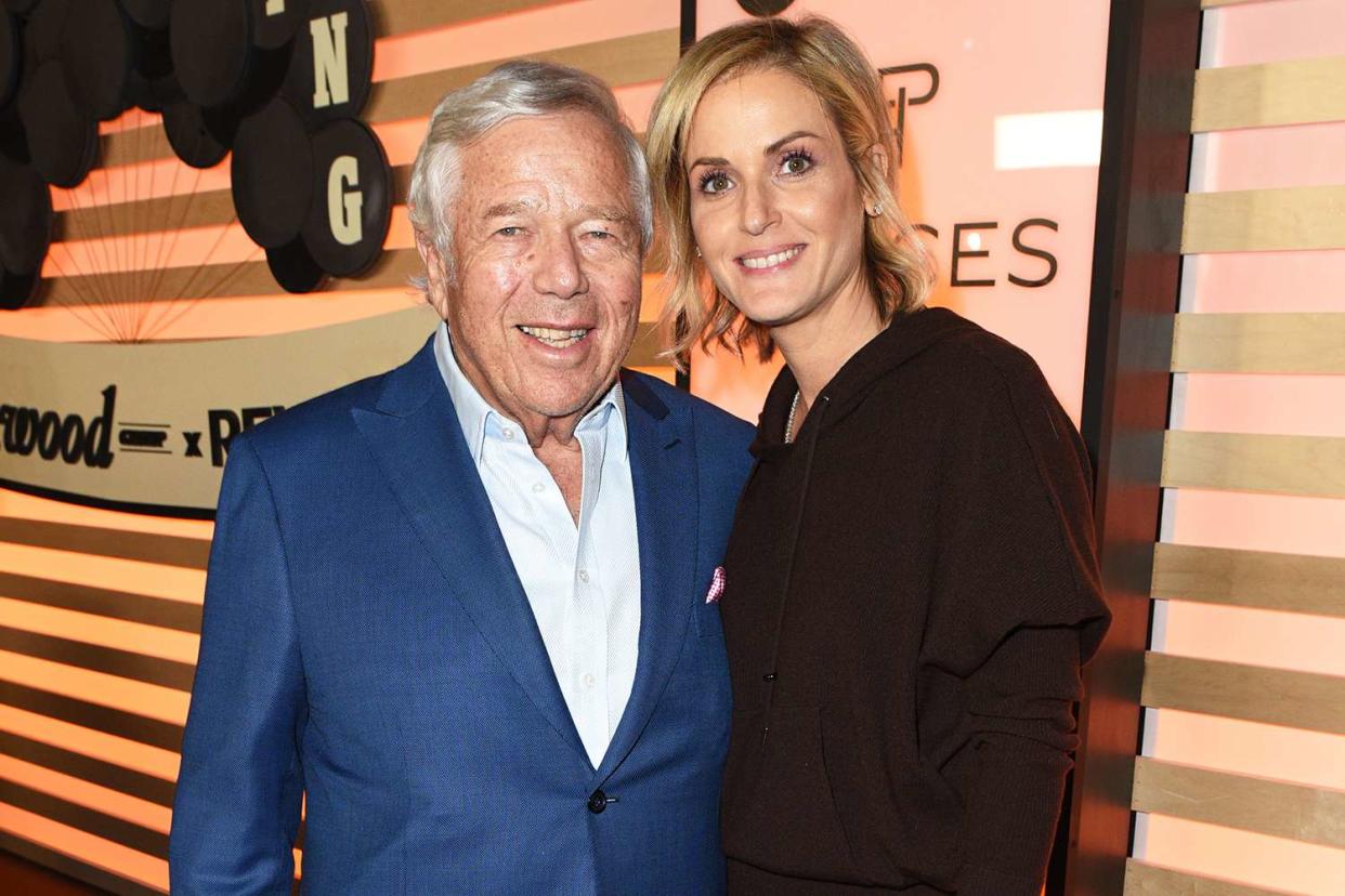 Robert Kraft and Dr. Dana Blumberg attend 'HOMECOMING WEEKEND' Hosted By The h.wood Group &amp; REVOLVE, Presented By PLACES.CO and Flow.com, Produced By Uncommon Entertainment on February 11, 2022 in Los Angeles, California.