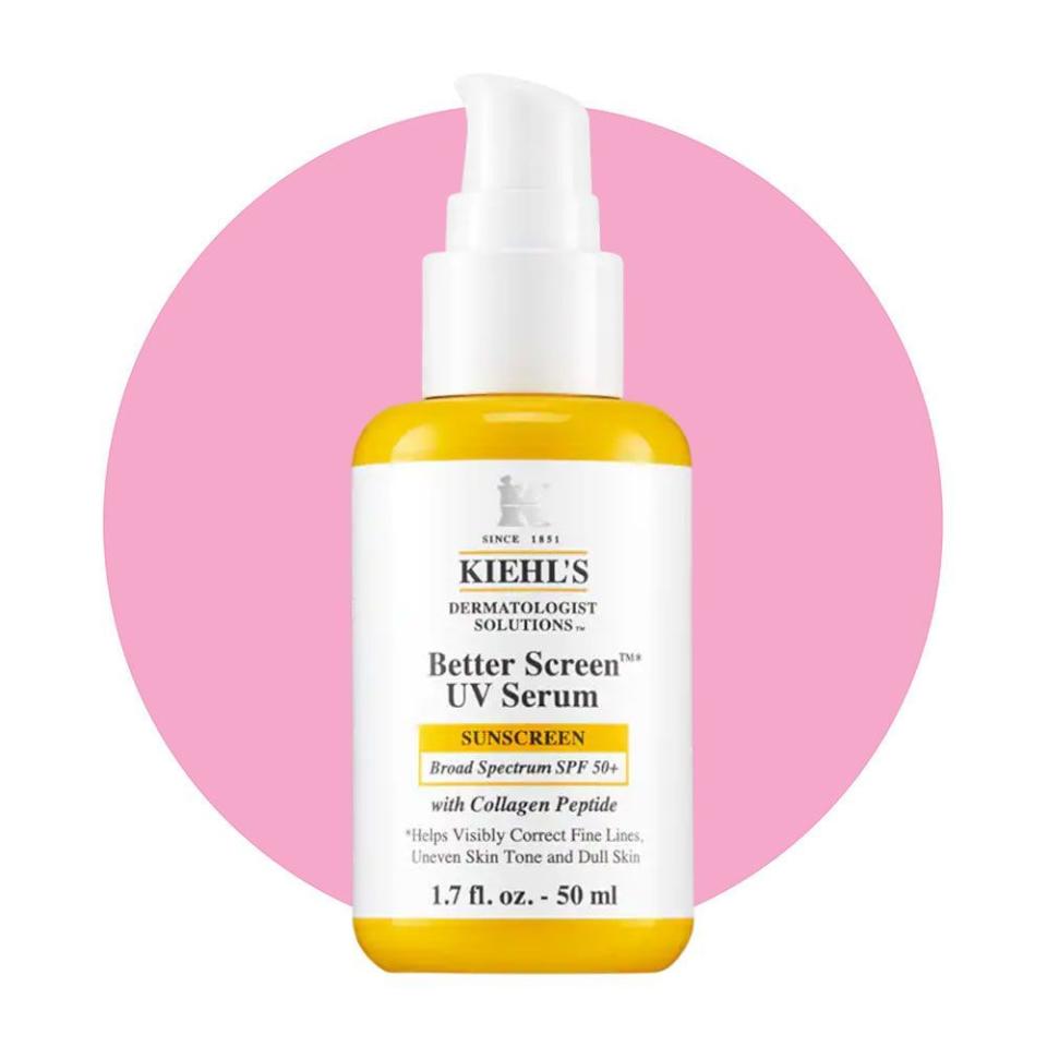 <p><a href="https://go.redirectingat.com?id=74968X1596630&url=https%3A%2F%2Fwww.sephora.com%2Fproduct%2Fkiehls-better-screen-tm-uv-serum-spf-50-facial-sunscreen-with-collagen-peptide-P509517&sref=https%3A%2F%2Fwww.womenshealthmag.com%2Fbeauty%2Fa60308119%2F2024-beauty-awards%2F" rel="nofollow noopener" target="_blank" data-ylk="slk:Shop Now;elm:context_link;itc:0;sec:content-canvas" class="link ">Shop Now</a></p><p>Better Screen UV Serum SPF 50+ Sunscreen</p><p>sephora.com</p><p>$42.00</p>