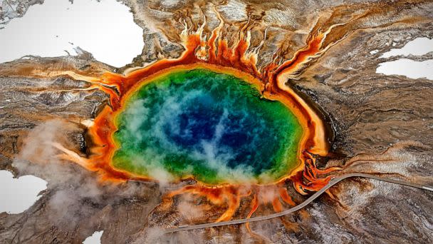 PHOTO: Grand Prismatic Spring In Yellowstone National Park. (Marie-louise Mandl/Eyeem/Getty Images)