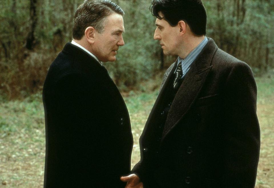 Gabriel Byrne, right, with Albert Finney in Miller’s Crossing
