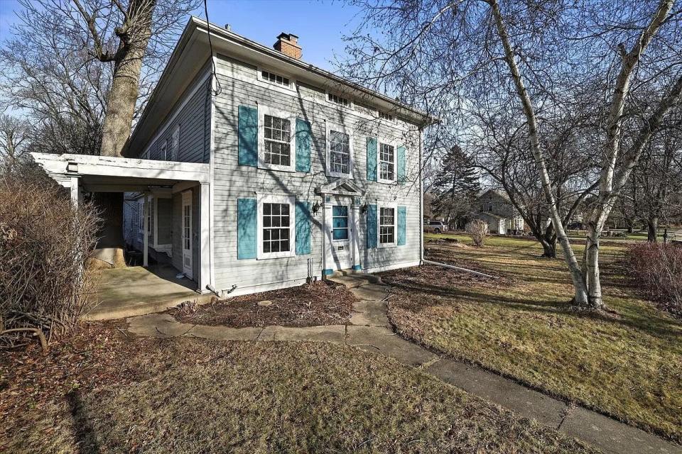 The “Hawthorne House” in South Milwaukee has been getting attention for having four toilets in one bathroom. The home was built in 1851 and was once used by the Girl Scouts of America. Photo by Jeff Showers of Shutter Zone Media, Seller is Kaley Wittnik.