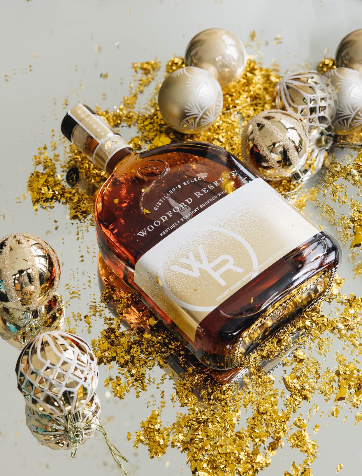 The one-liter Woodford Reserve 2023 holiday bottle is available for $50.