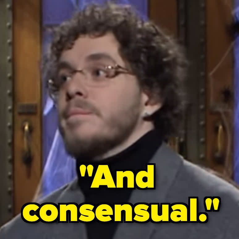 "And consensual."