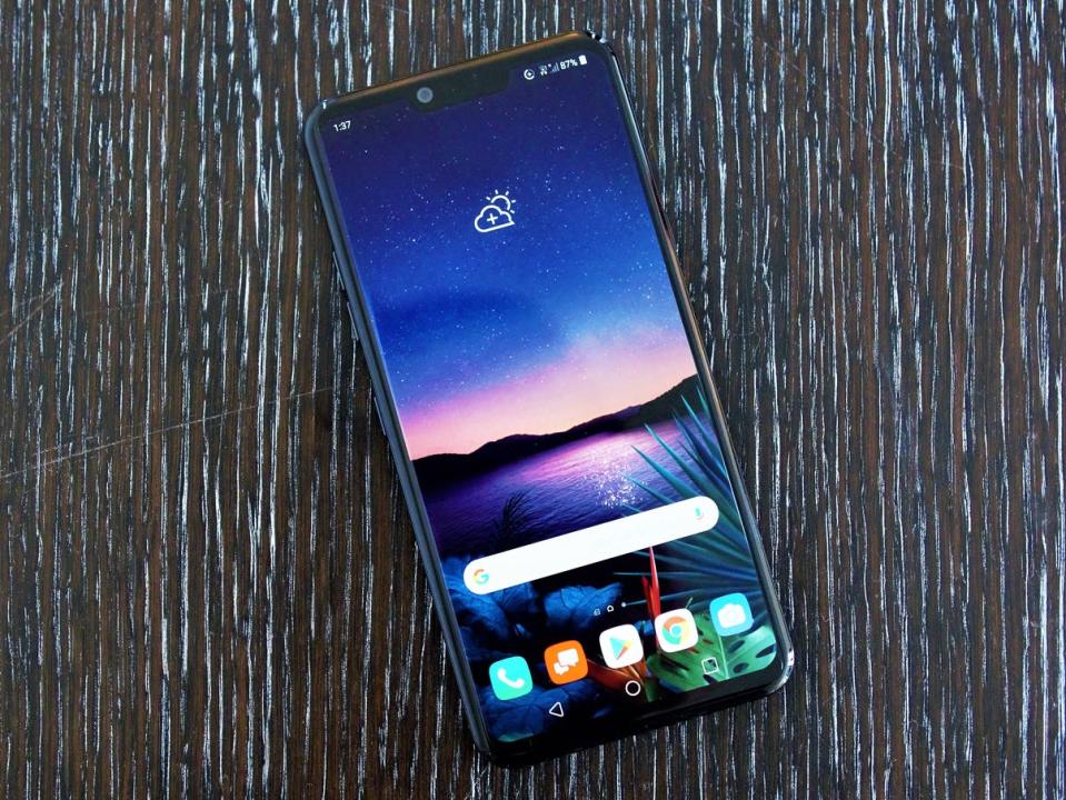 lg g8 flat front