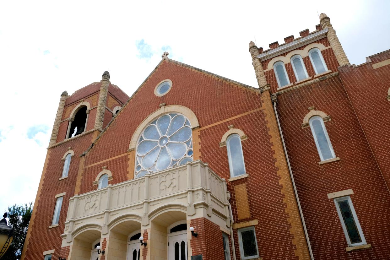 First United Methodist Church of Oklahoma City is pictured Friday at NW 4 and Robinson in Oklahoma City.