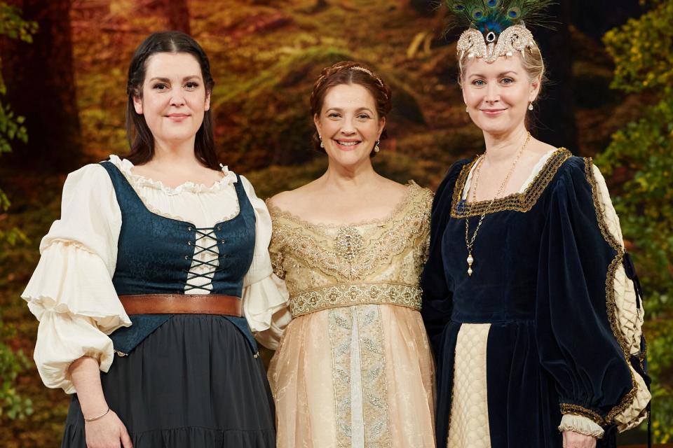 'Ever After' stars Melanie Lynskey, Drew Barrymore, and Megan Dodds reunite