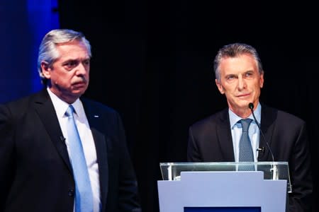 Argentinian presidential debate at the Litoral University in Santa Fe