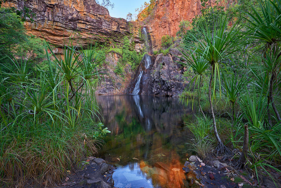 Tjanera Falls on Sandy Creek in Litchfield National Park, Northern Territory. The Top End is reopening its borders to all states and territories from July 17.