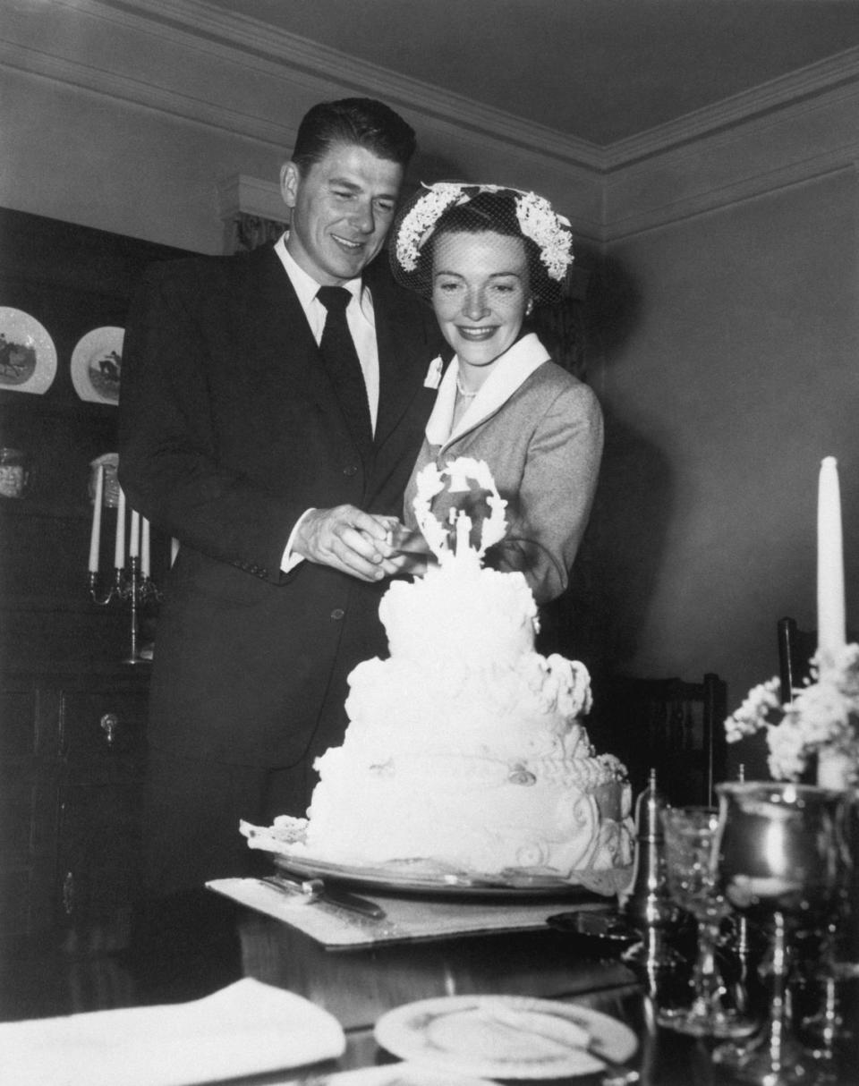 1951: Ronald and Nancy Reagan