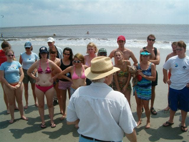 The Center for a Sustainable Coast hosts an offshore energy talk on St. Simons Beach