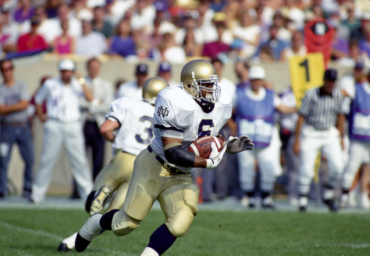 Jerome Bettis back at Notre Dame to finish degree