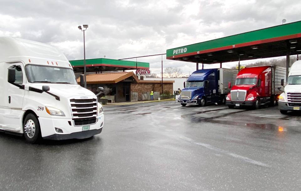 White’s Travel Center in Raphine is a huge complex for truckers and travelers off Interstate 81 in Rockbridge County. Teddy Gray, exonerated after being mistakenly arrested by police in the 1979 Stocking Mask case, worked there part-time in 2021 in semi-retirement.
