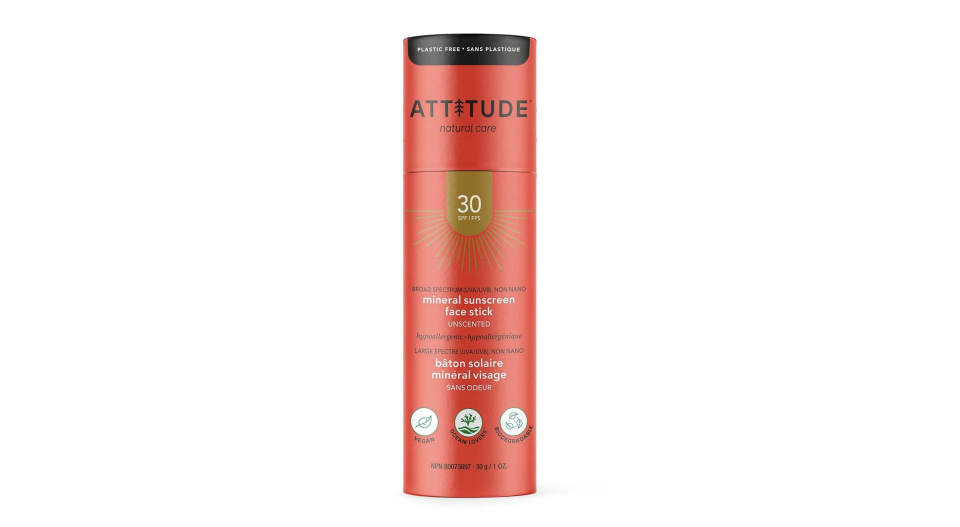 ATTITUDE Barra de protección solar  SPF 30. Foto: amazon.com
