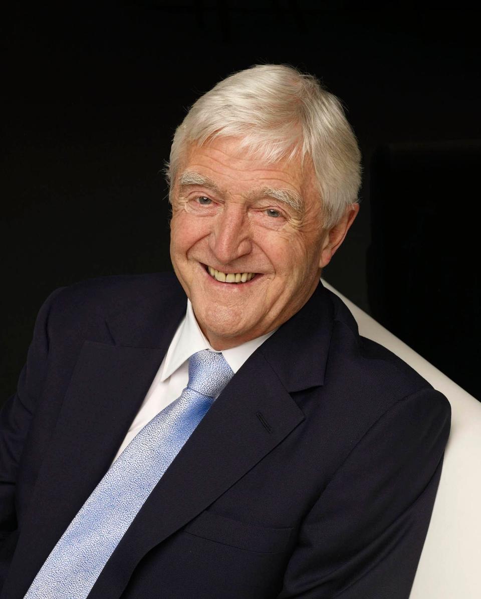 File photo dated 24/02/2014 of chat show host Sir Michael Parkinson, who has died at the age of 88. Issue date: Thursday August 17, 2023.