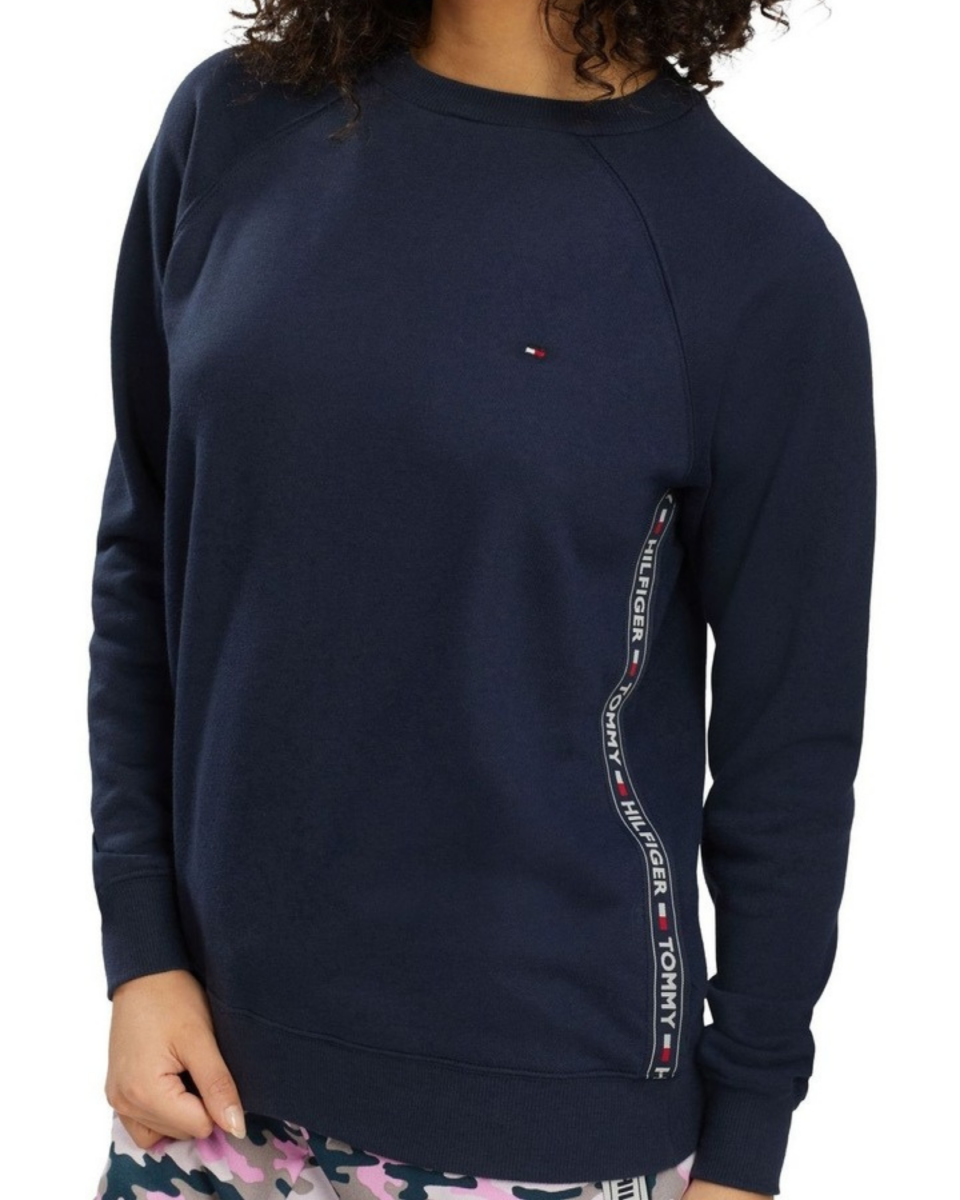 Tommy Hilfiger Authentic Crewneck Sweatshirt Navy from Myer