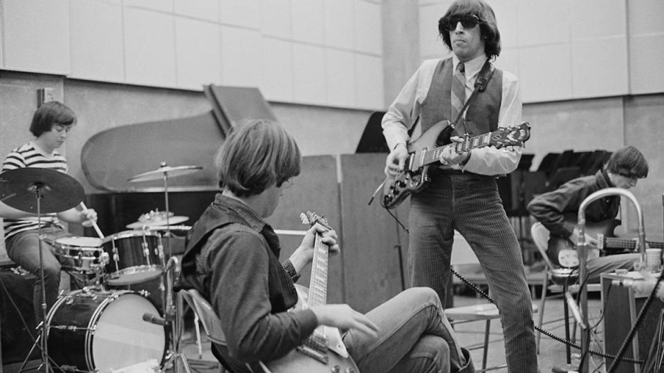 The Lovin' Spoonful, pictured in the studio