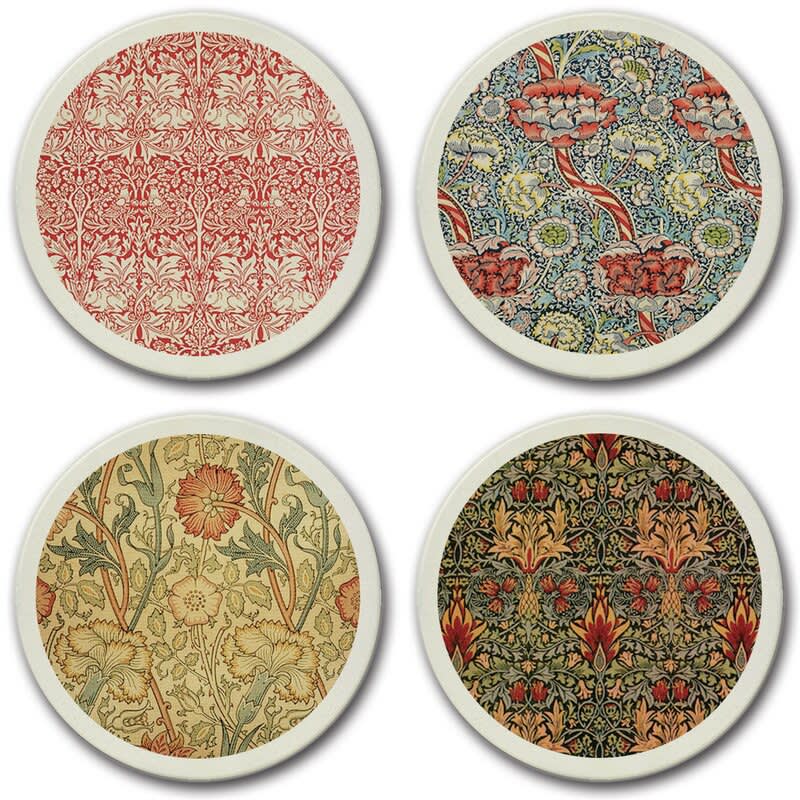 William Morris Textiles Coasters