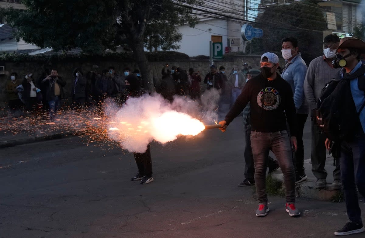 BOLIVIA-LÍDER OPOSITOR (AP)